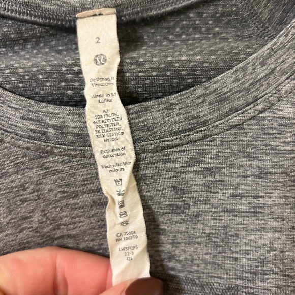 Lulu swiftly long sleeve tee - Picture 2 of 3